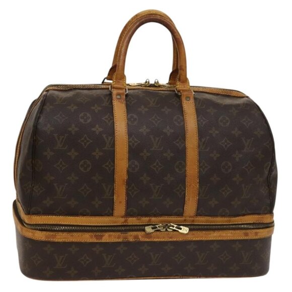 LOUIS VUITTON Monogram Sac Sports Boston Bag M41444 LV Auth 136767 - Picture 1 of 16